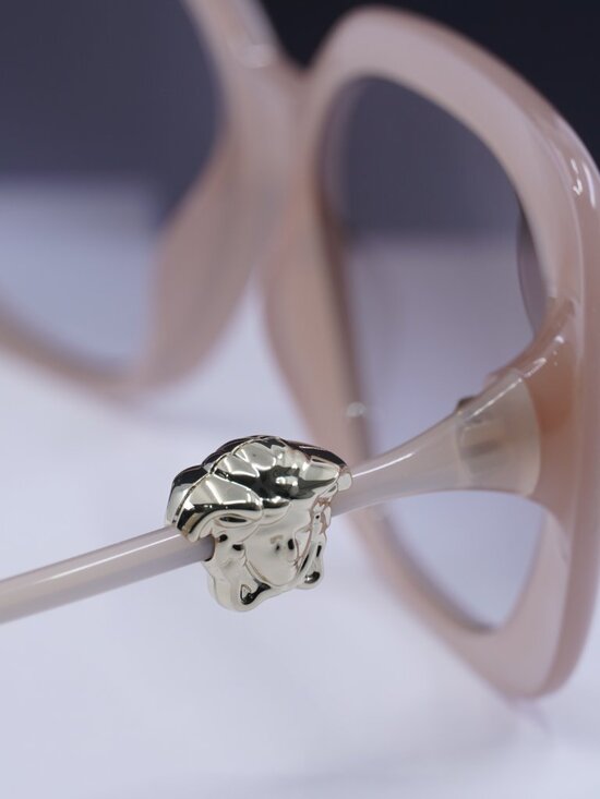 Versace VE4499U 55386E Square Sunglasses – Opal Rose\\Gradient Brown main image 10